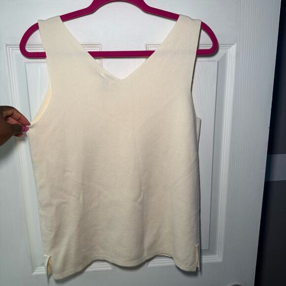 Anne Klein Fine Rib Knit Top - Picture 9 of 10